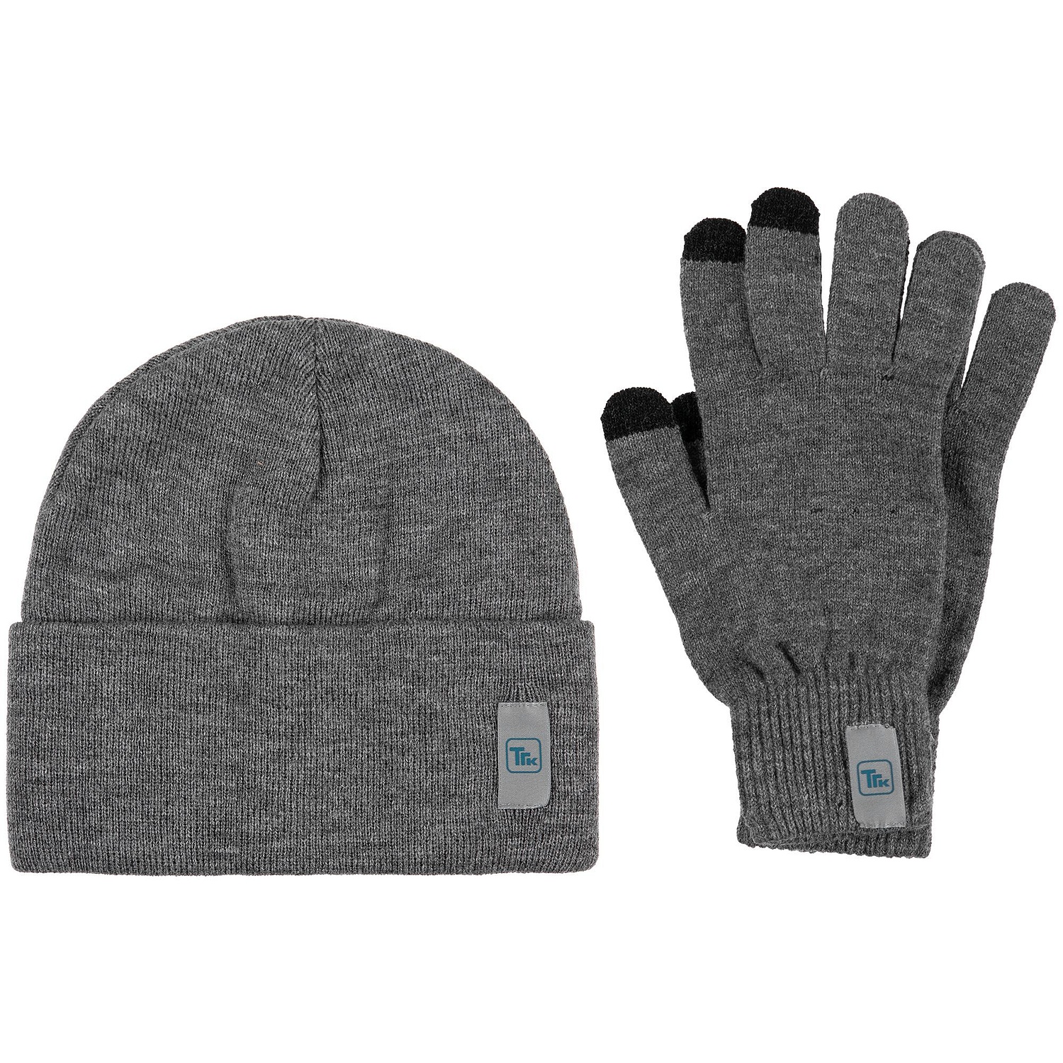 Лейбл тканевый Epsilon, XXS, серый с логотипом