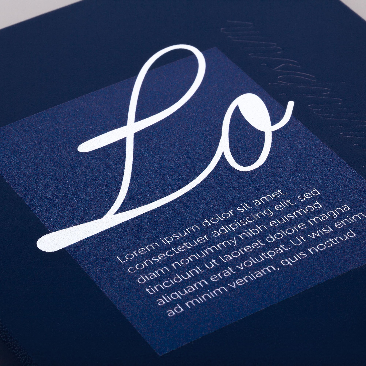 Набор Classic, синий с логотипом