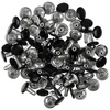 Заклепка Rivet, S, черная с логотипом