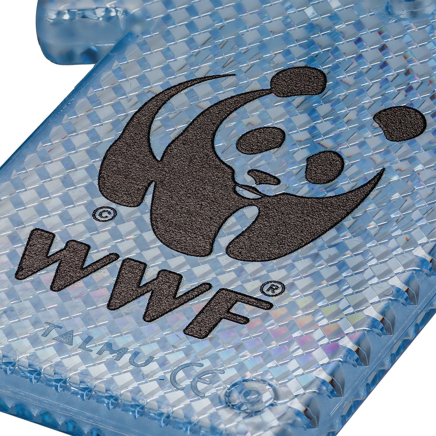 Светоотражатель «Футболка», синий с логотипом