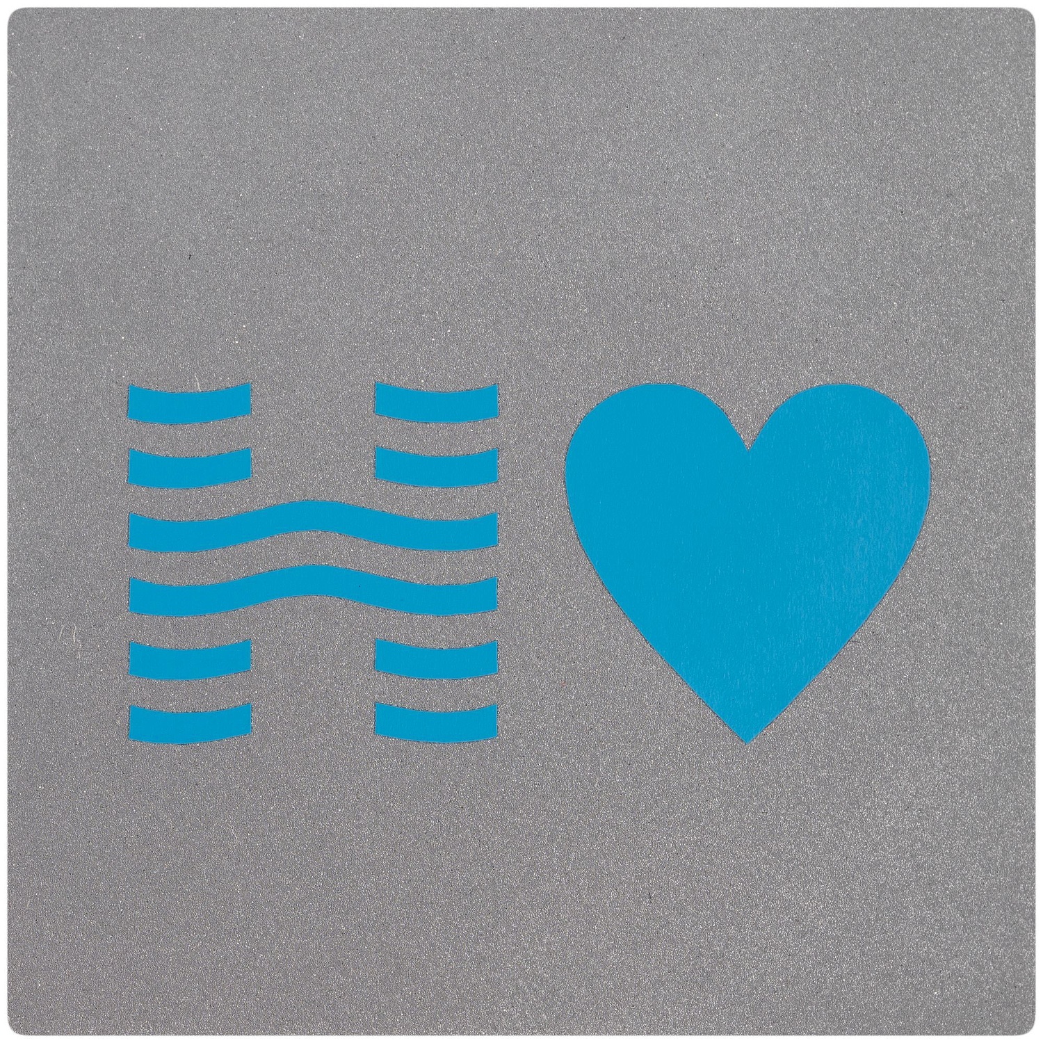 Лейбл светоотражающий Tao, L, серый с логотипом