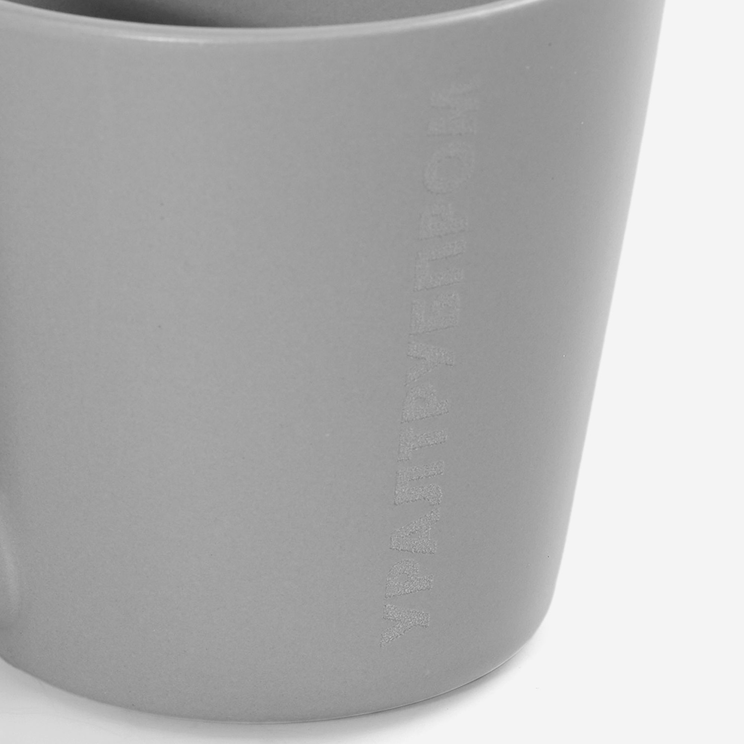 Кружка Modern Bell, матовая, серая с логотипом