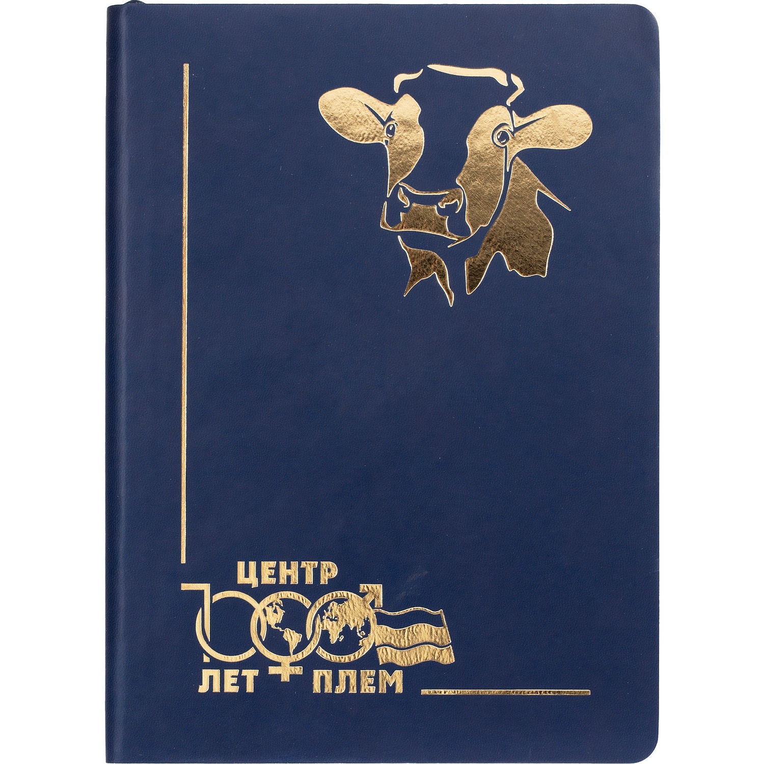 Ежедневник Romano, недатированный, темно-синий с логотипом