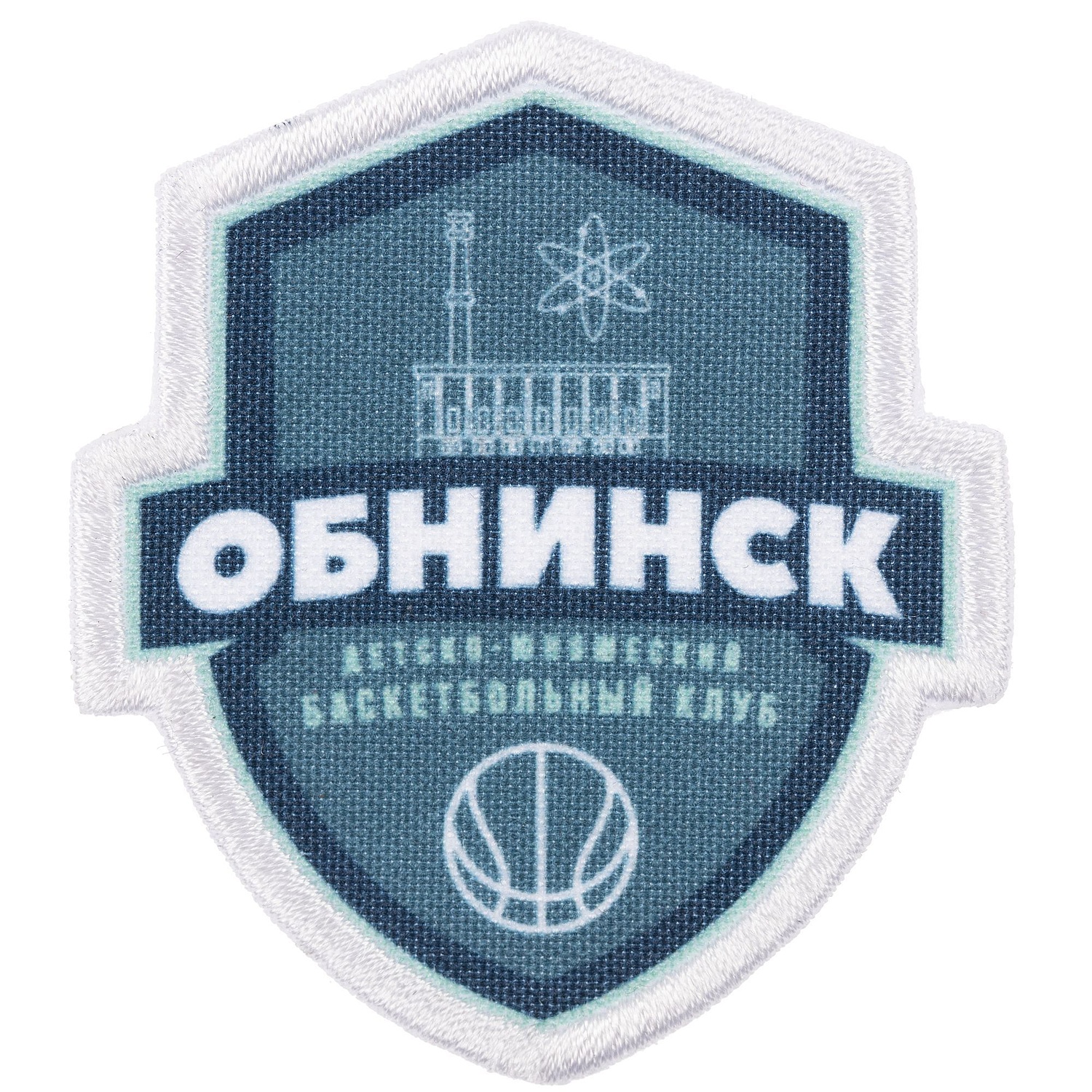 Шеврон из габардина Gabo S, белый с логотипом