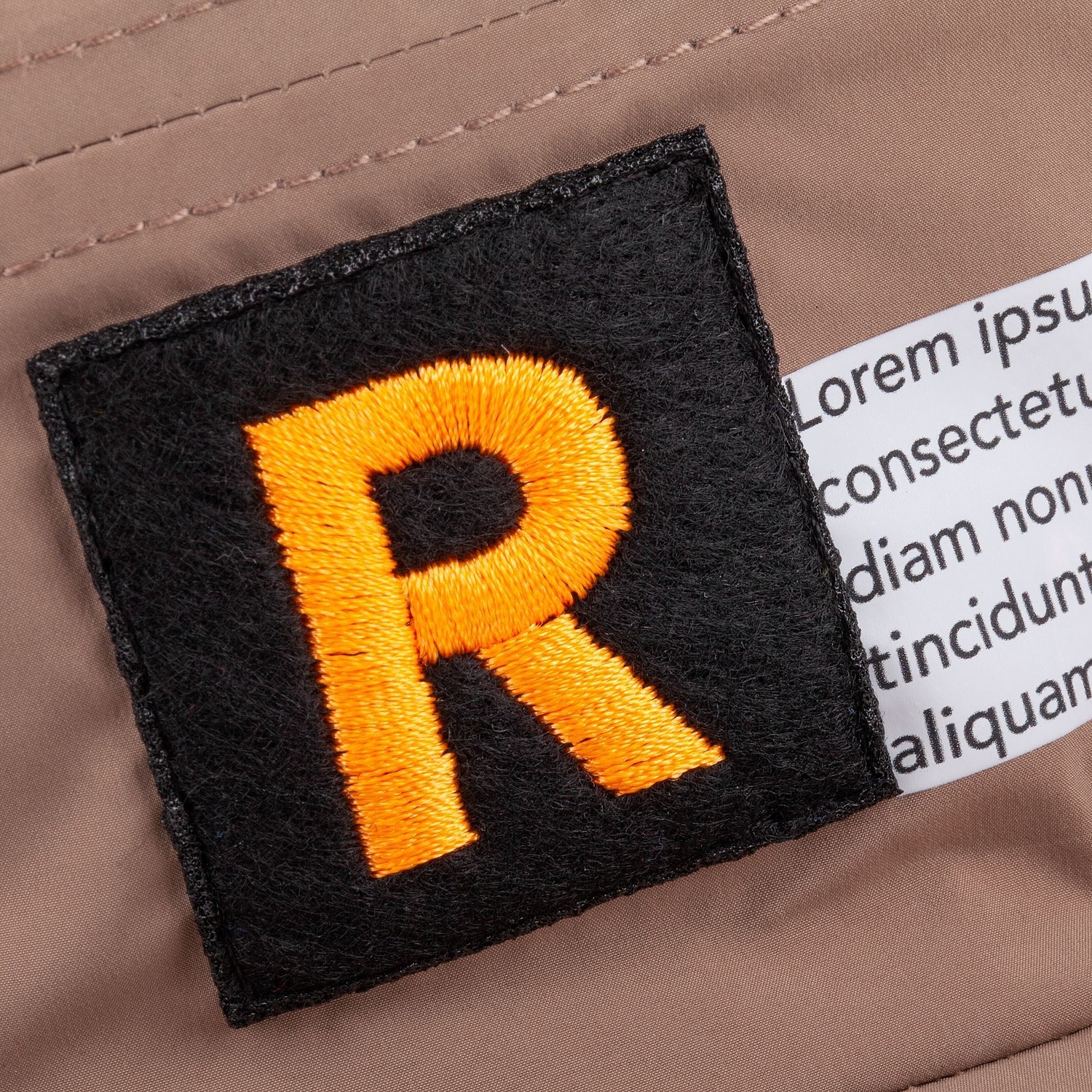 Бейсболка Ben Mac, бежевая с логотипом