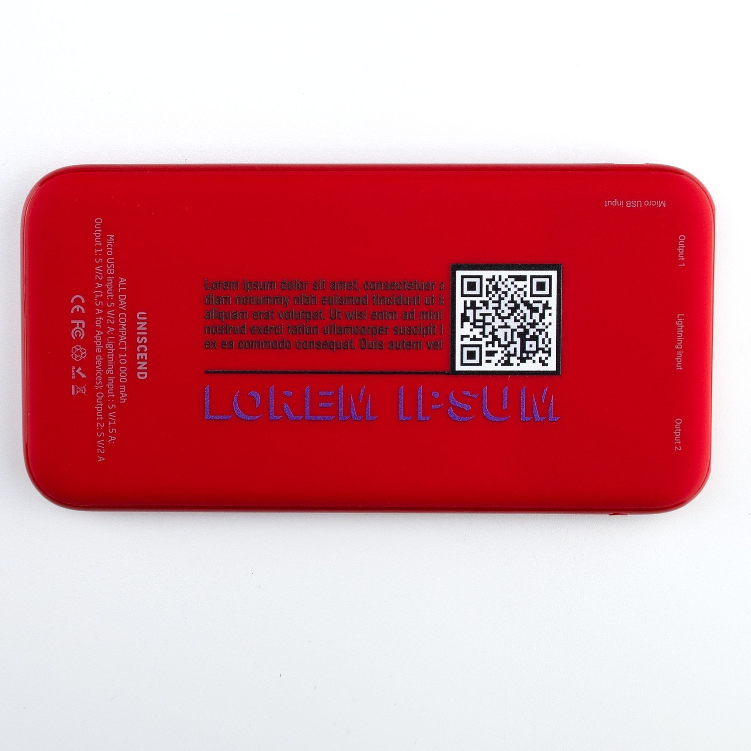 Набор Classic Walk, красный с логотипом