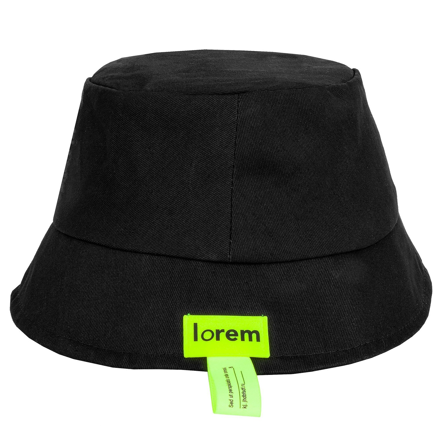 Панама Vento, черная с логотипом