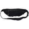 Поясная сумка W6, черная с логотипом