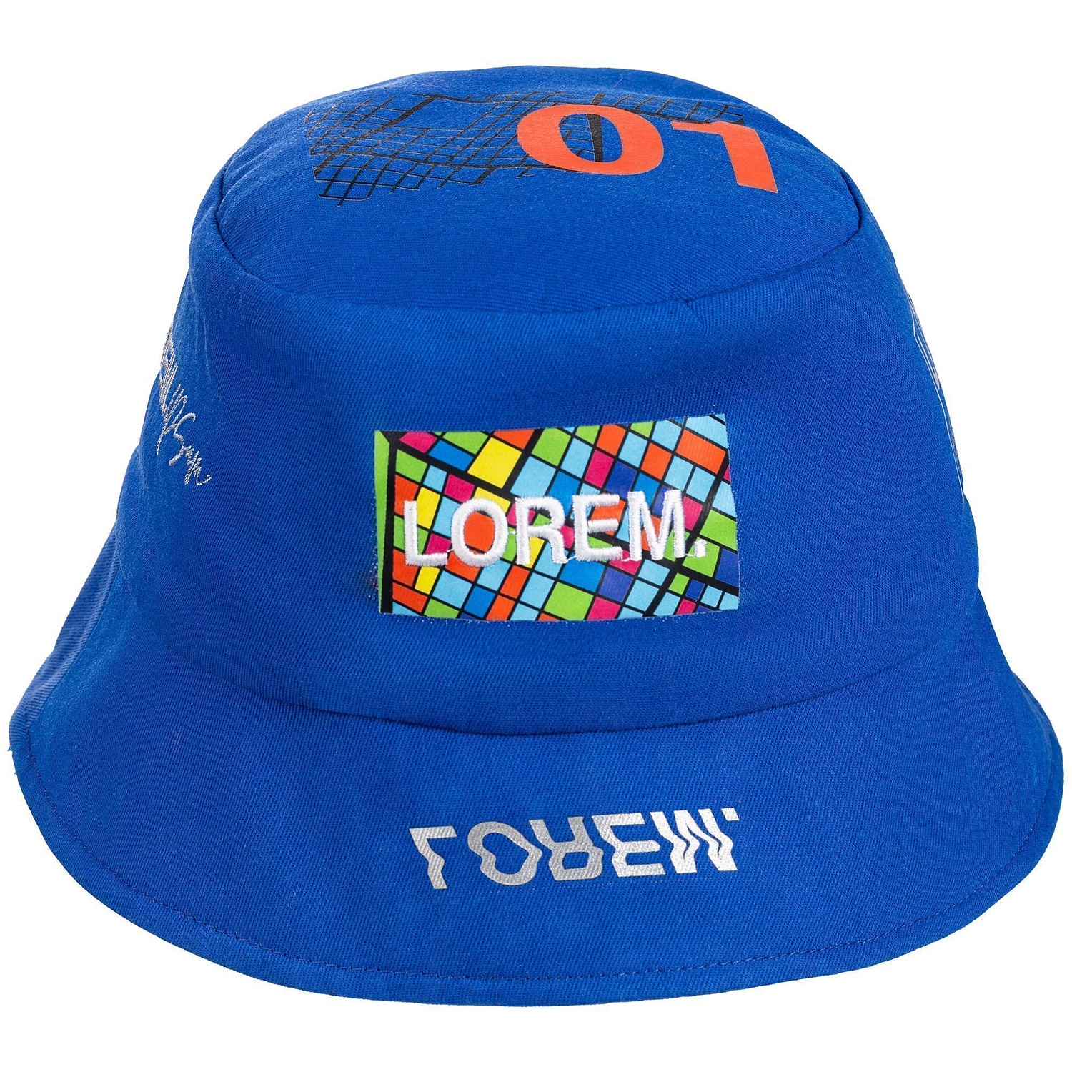 Панама Vento, ярко-синяя с логотипом