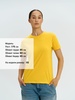 Футболка унисекс Regent 150, желтая, размер 4XL