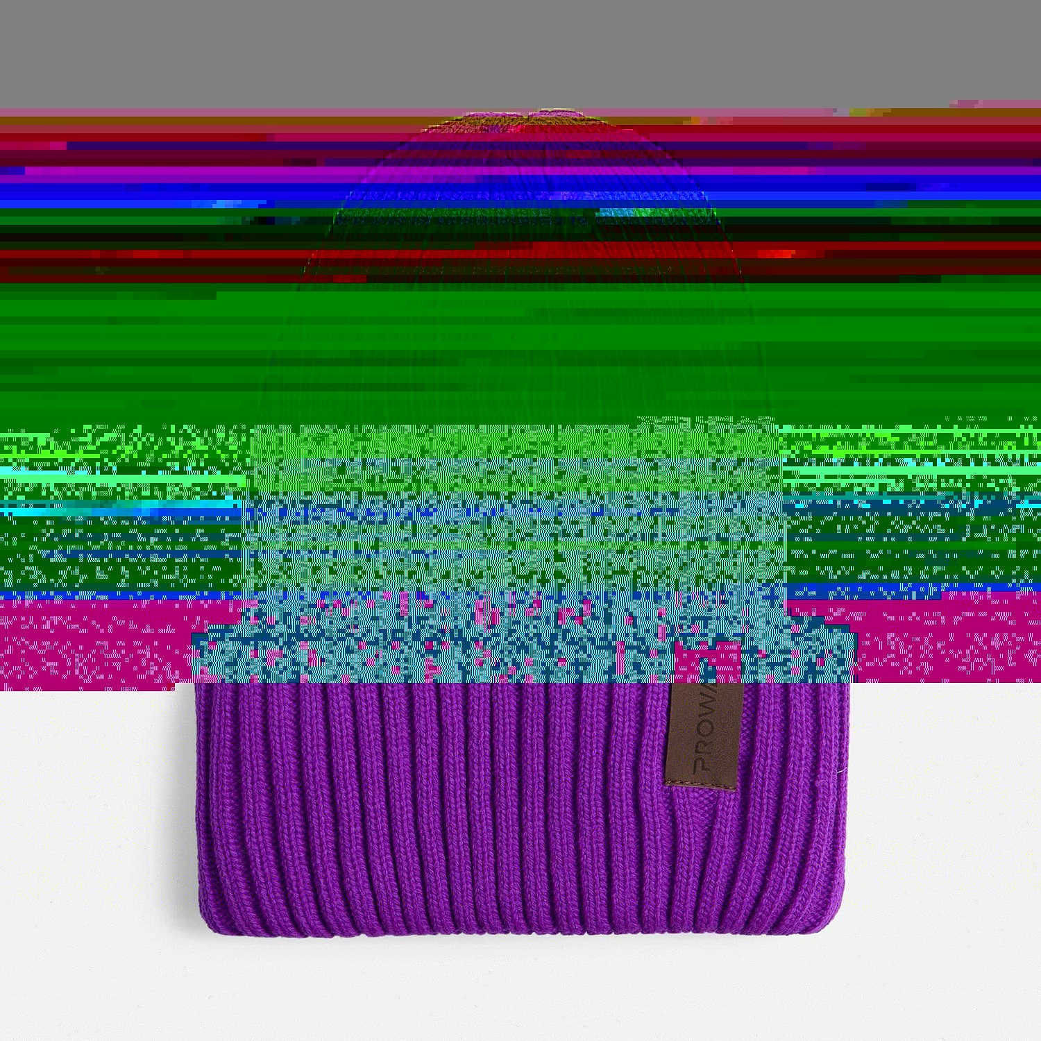 Шапка Yong, фиолетовая с логотипом