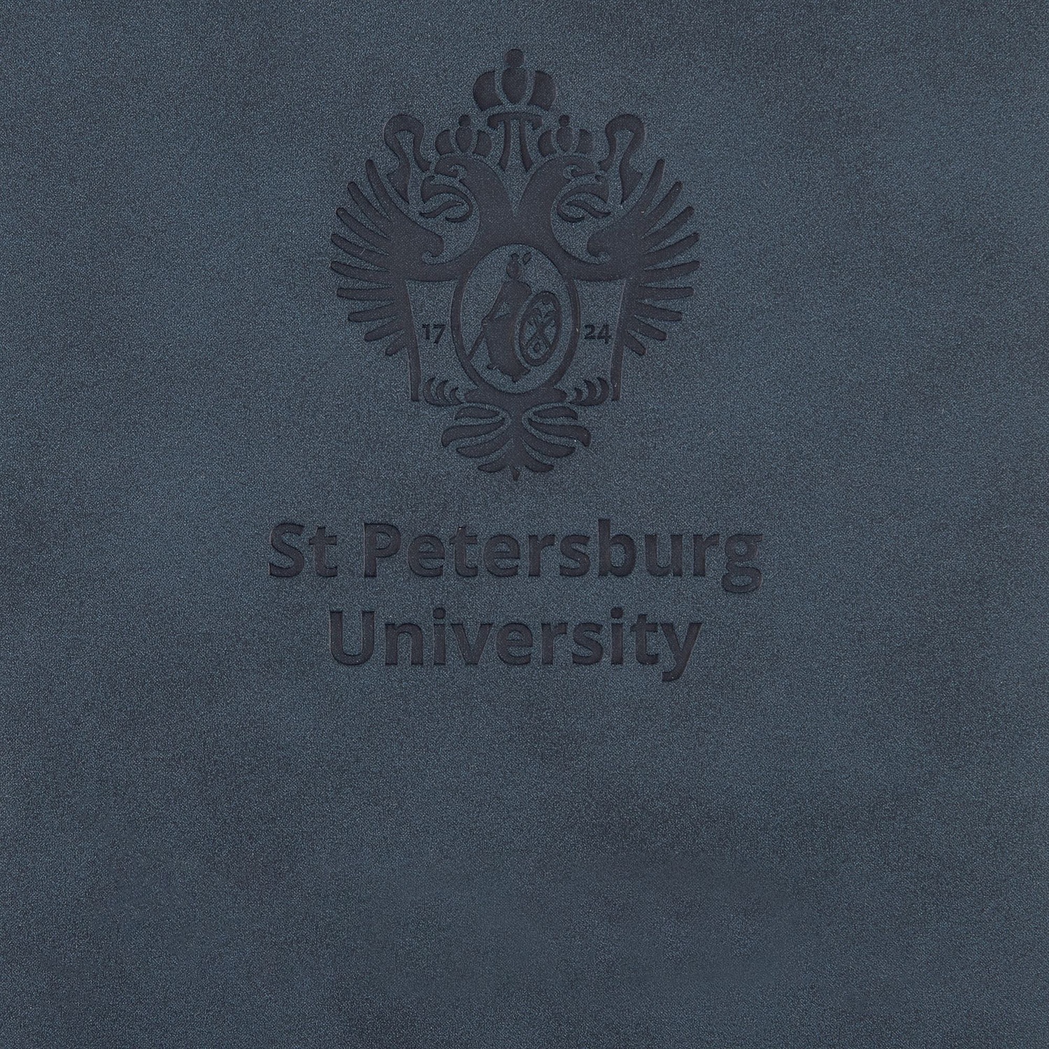 Ежедневник Nubuk, недатированный, синий с логотипом