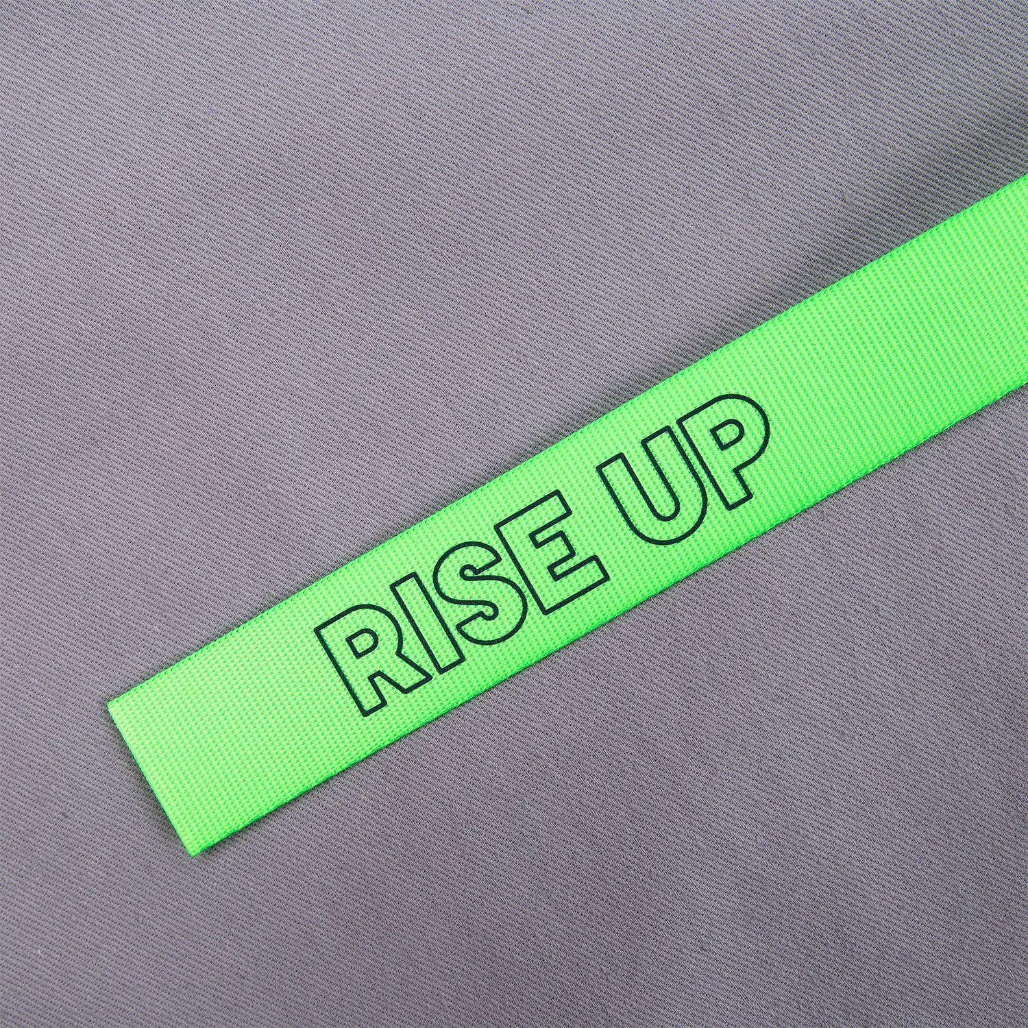 Стропа текстильная Fune 25 M, зеленый неон, 100 см с логотипом