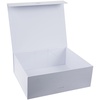 Коробка складная Rusetti, L, белая с логотипом