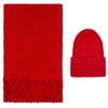 Шарф Flette, красный (алый) с логотипом