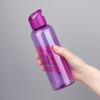 Бутылка для воды Plaske, фиолетовая с логотипом