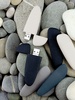 Флешка Pebble Universal, USB 3.0, серая, 64 Гб с логотипом