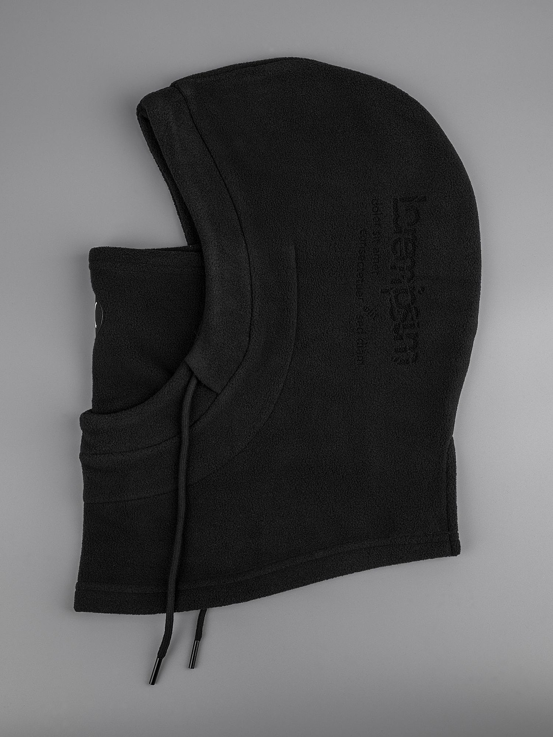 Балаклава-капюшон Nesse, черная с логотипом