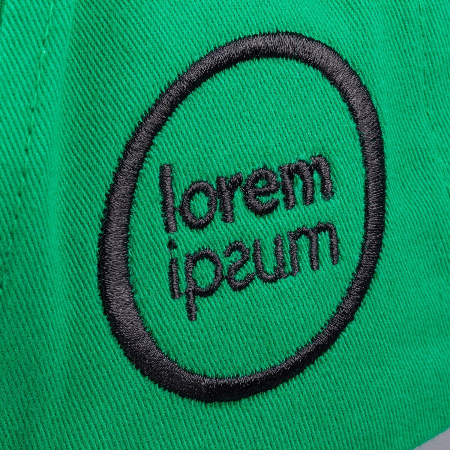 Бейсболка Convention, темно-зеленая с логотипом