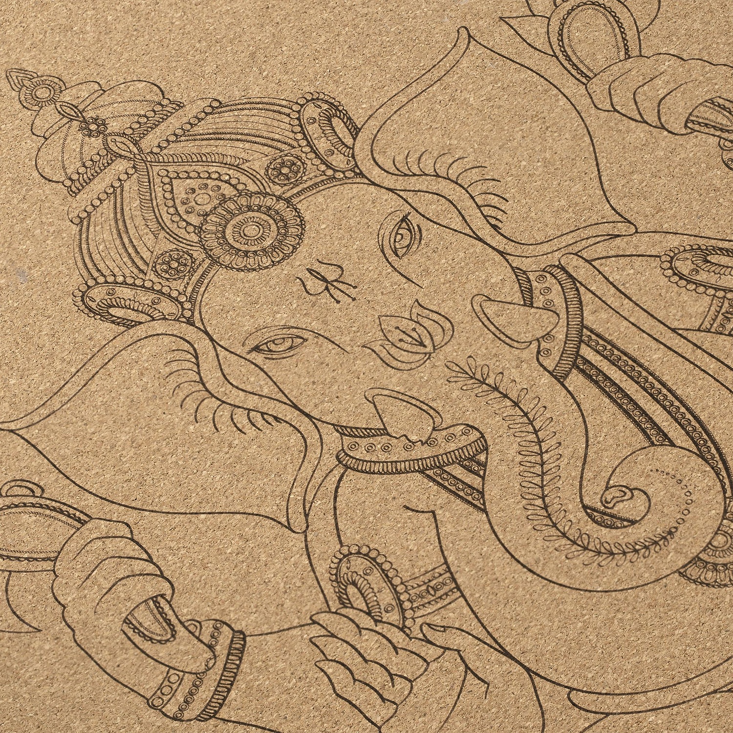 Коврик для йоги и фитнеса Ekork с логотипом