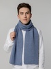 Шарф Tommi, голубой меланж с логотипом