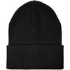 Шапка Real Rib, черная с логотипом