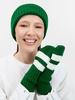 Варежки Winwear, зеленые (глубокий зеленый) с логотипом