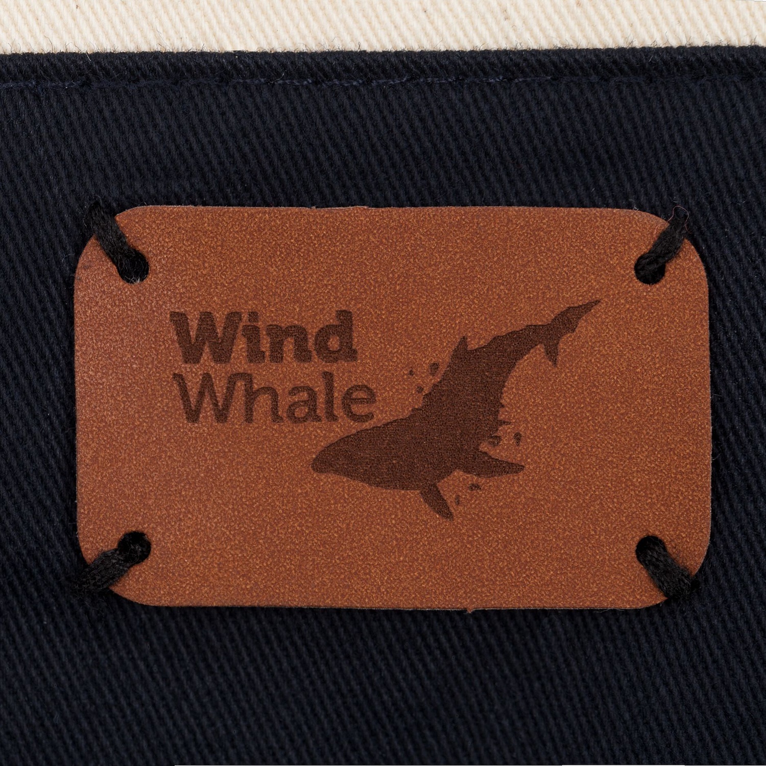 Лейбл Eta Nubuck, S, коричневый с логотипом