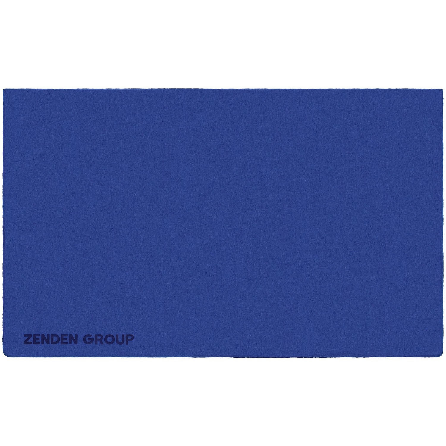 Флисовый плед Warm&Peace, ярко-синий