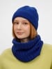 Шапка ComFleece, темно-синяя (кобальт) с логотипом