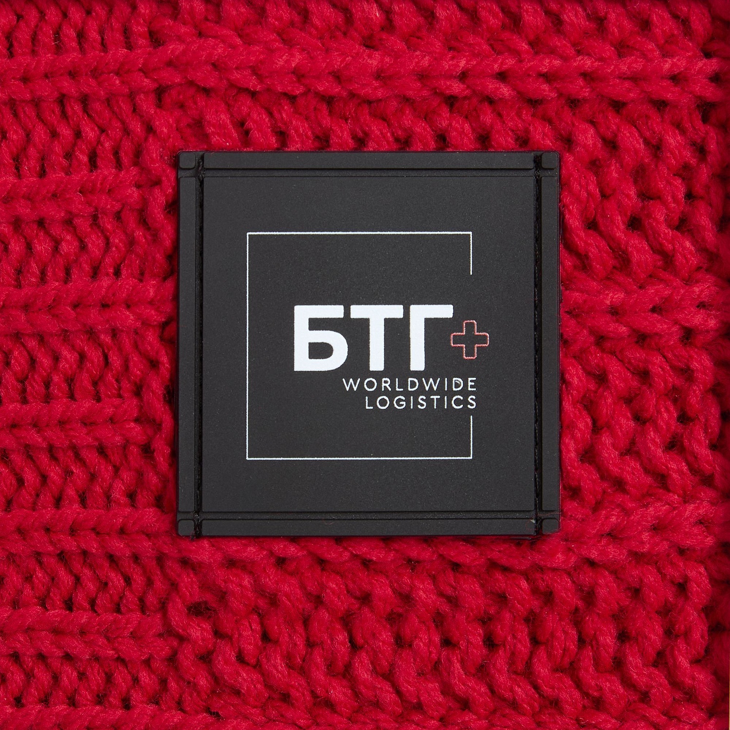 Лейбл из ПВХ Dzeta, L, черный с логотипом