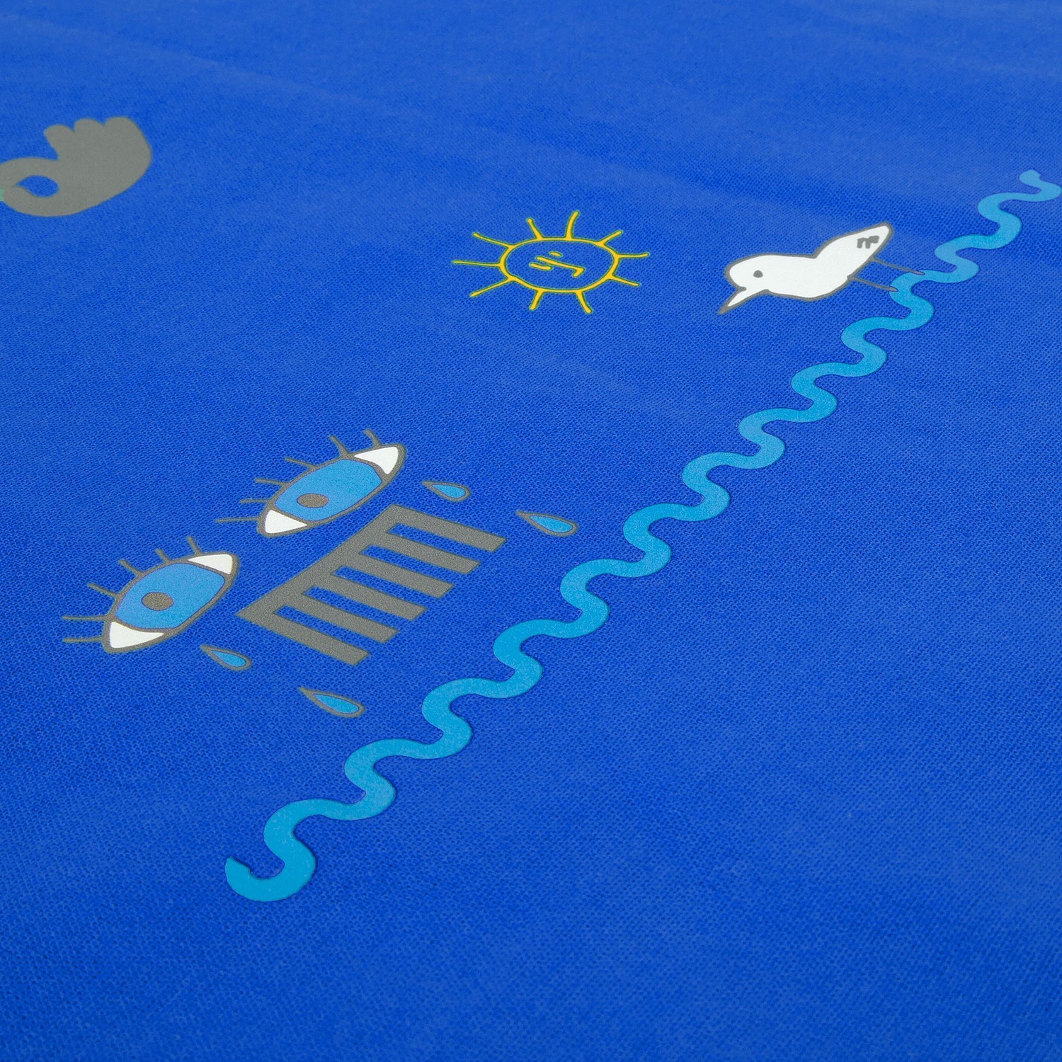 Бандана Overhead, ярко-синяя с логотипом