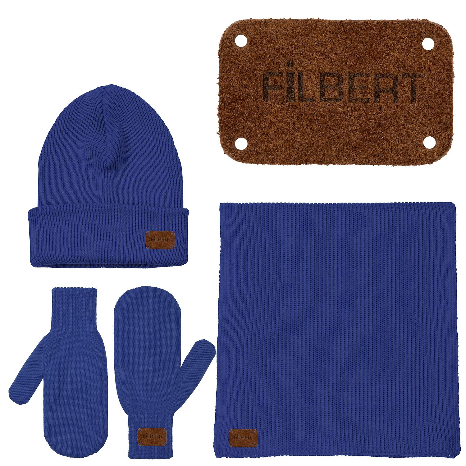 Шарф Life Explorer, ярко-синий (василек) с логотипом