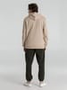 Толстовка с капюшоном унисекс Hoodie, бежевая с логотипом