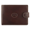 Портмоне Italico, коричневое с логотипом