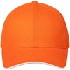 Бейсболка Spiker, оранжевая с белым с логотипом
