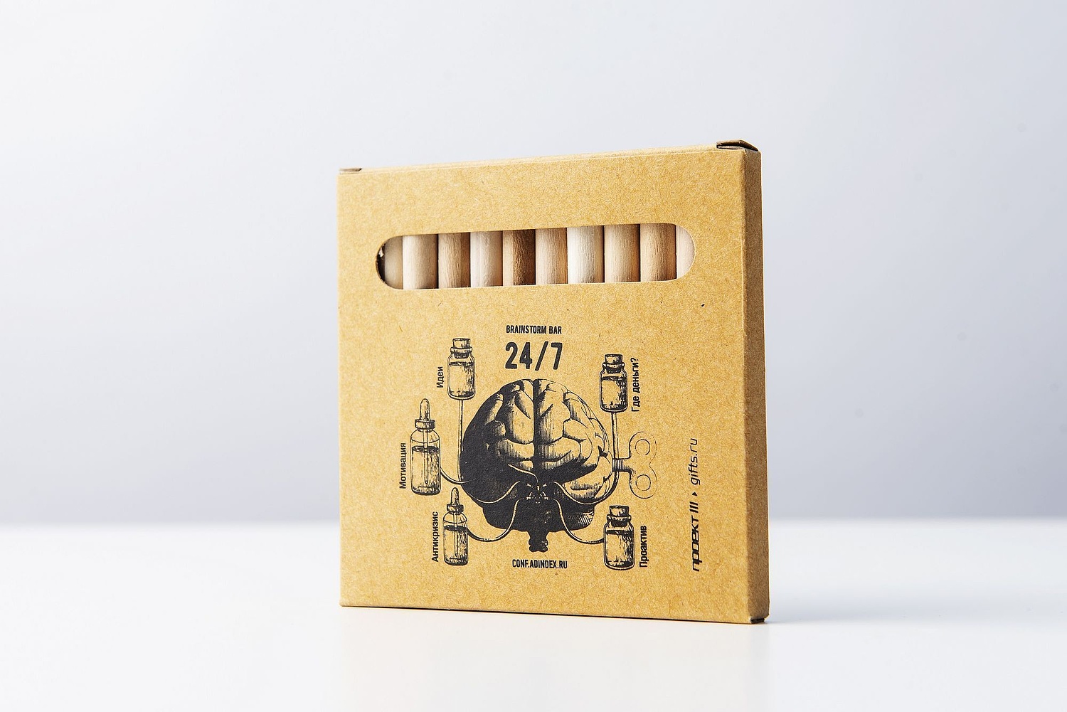 Набор цветных карандашей Pencilvania Middle с логотипом