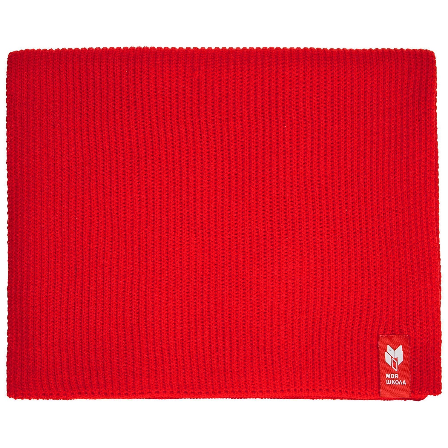 Шарф Life Explorer, красный (алый) с логотипом