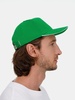 Бейсболка Classic 2.0, ярко-зеленая с белым кантом с логотипом