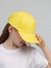 Бейсболка детская Standard Kids, желтая с логотипом