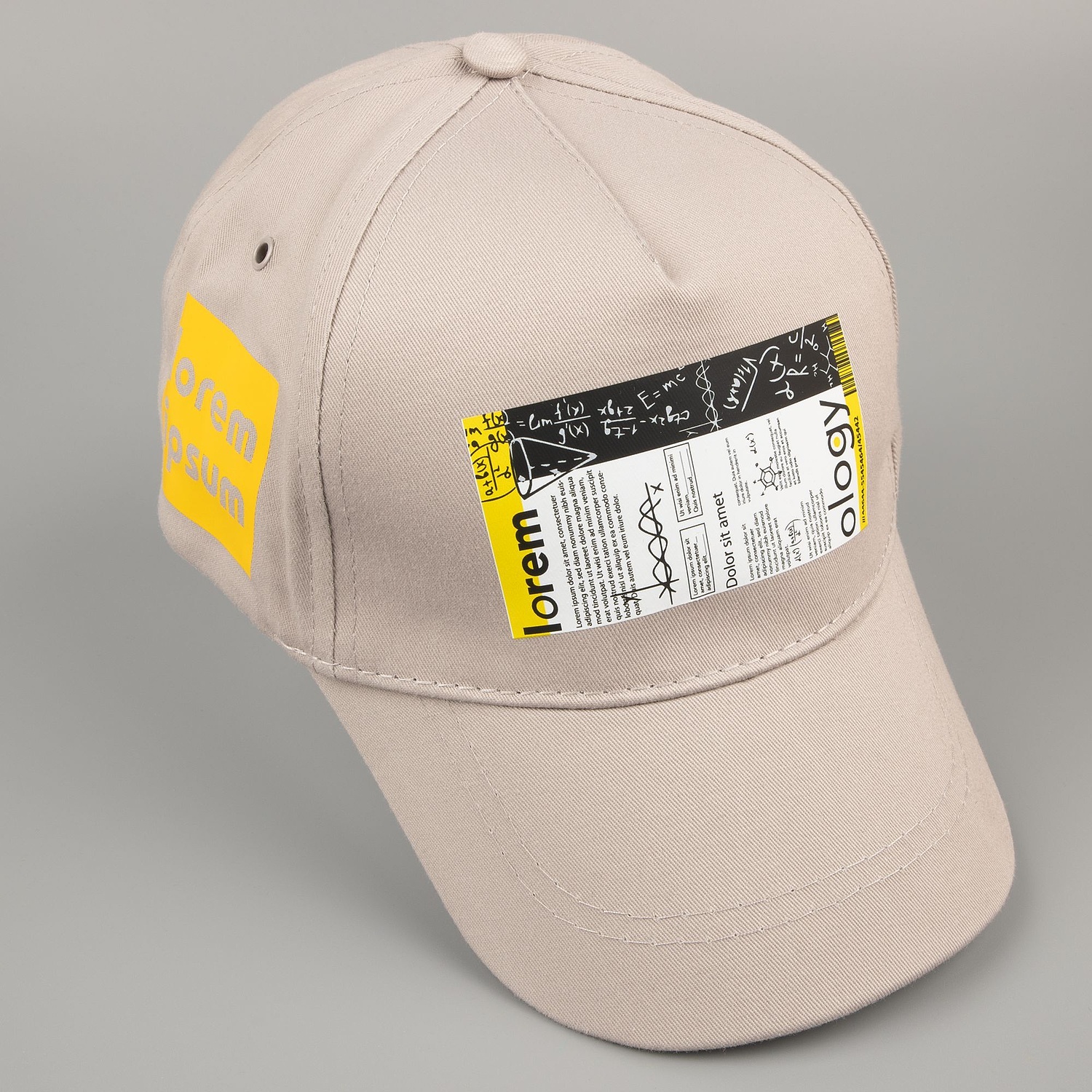 Бейсболка Convention, серая с логотипом