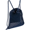 Рюкзак-мешок Verkko, темно-синий с логотипом