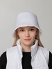 Панама утепленная Shelter, белая с логотипом