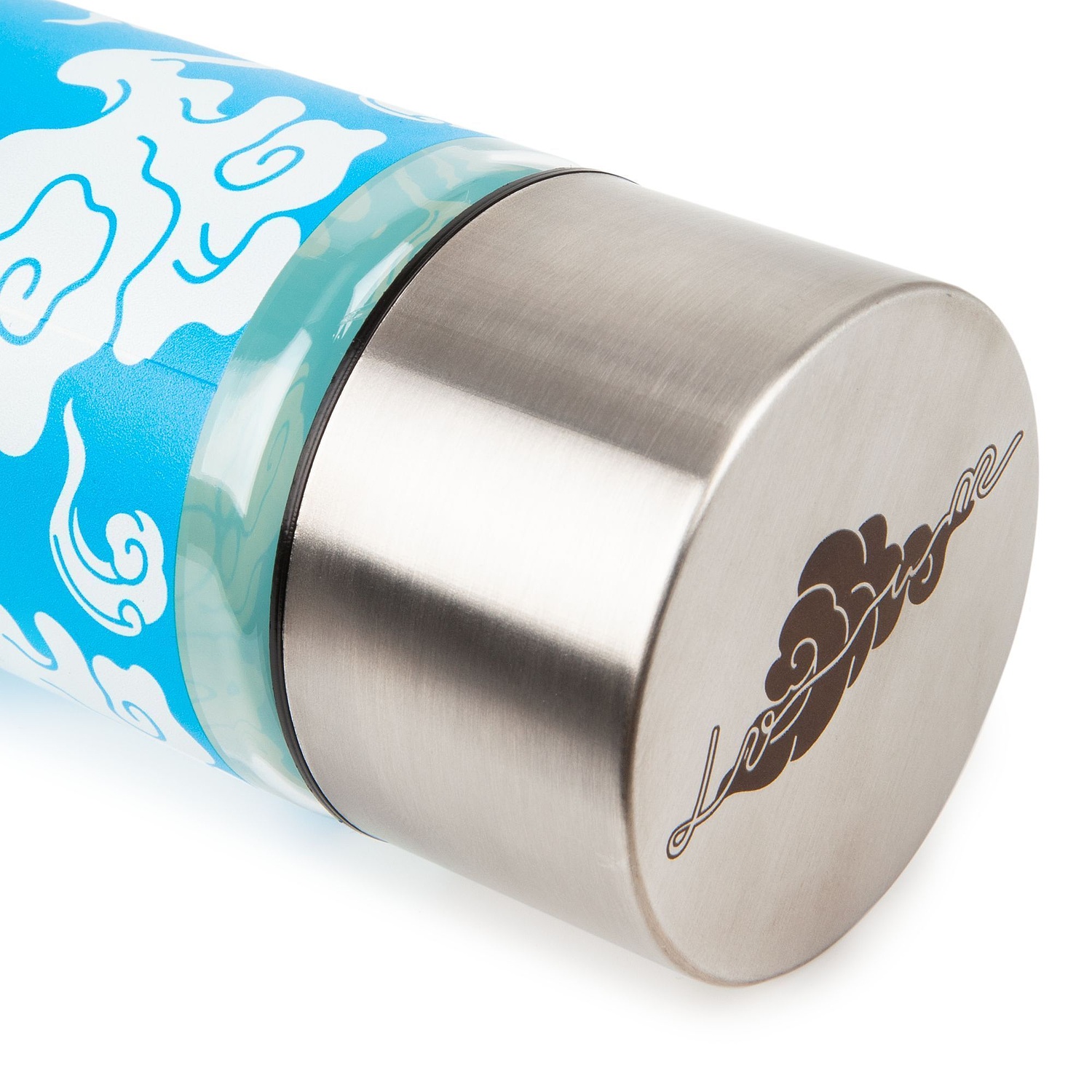 Бутылка для воды Misty, прозрачная с логотипом