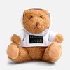 Мягкая игрушка «Мишка Cuddleton» в белом худи с логотипом
