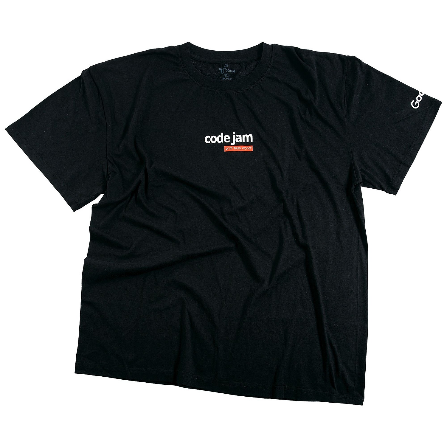 Футболка унисекс T-bolka 140, черная с логотипом