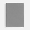 Ежедневник Shall, недатированный, серый с логотипом