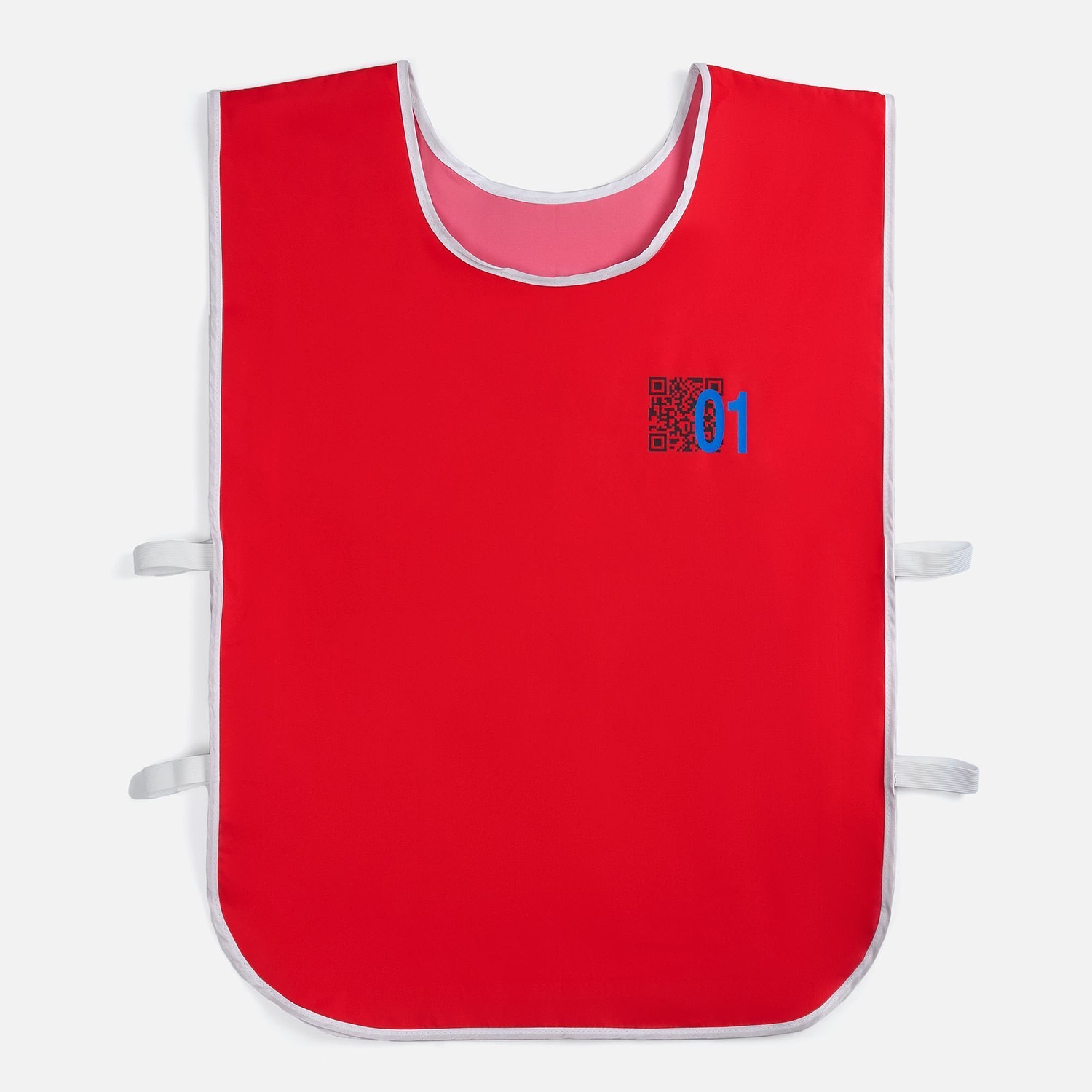 Манишка Member, красная с белым