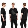 Поясная сумка W1, черная с логотипом