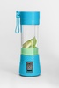 Портативный блендер Take It, голубой с логотипом